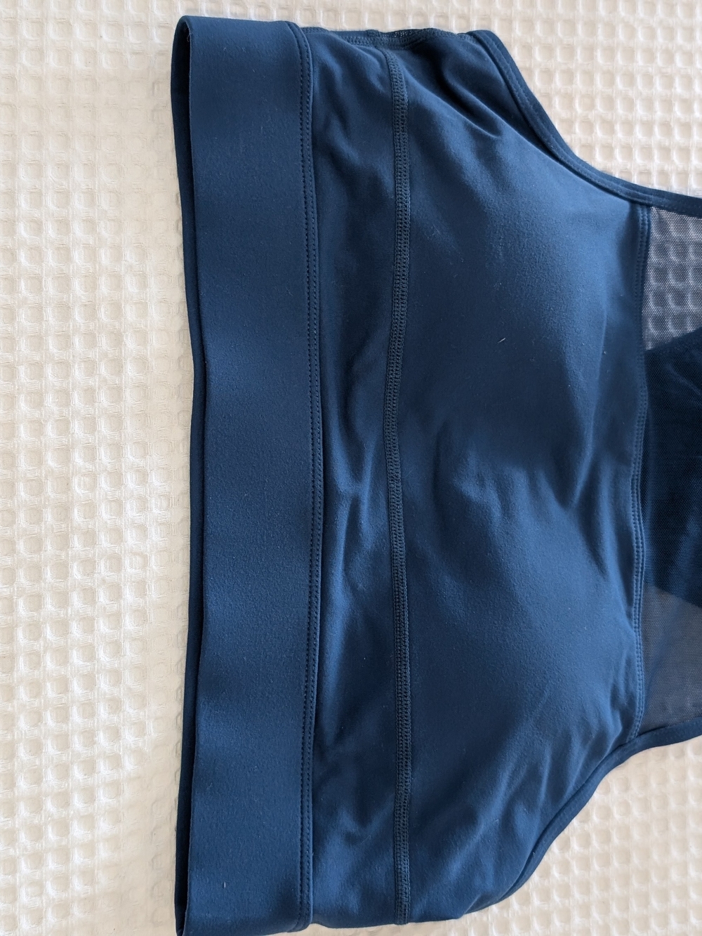 Women's Navy Blue Sports Bra - Comfortable Support